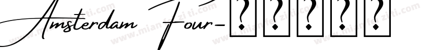 Amsterdam Four字体转换